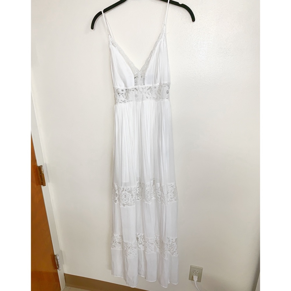 Long, White Dress